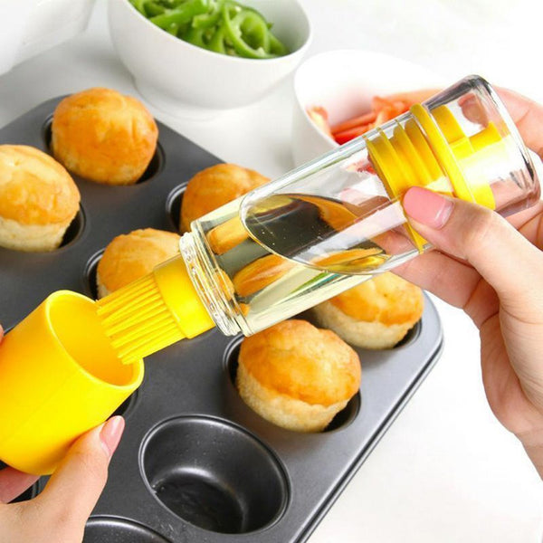 Silicone Honey Oil Bottle Brush Kitchen Tool