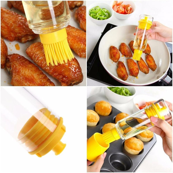 Silicone Honey Oil Bottle Brush Kitchen Tool